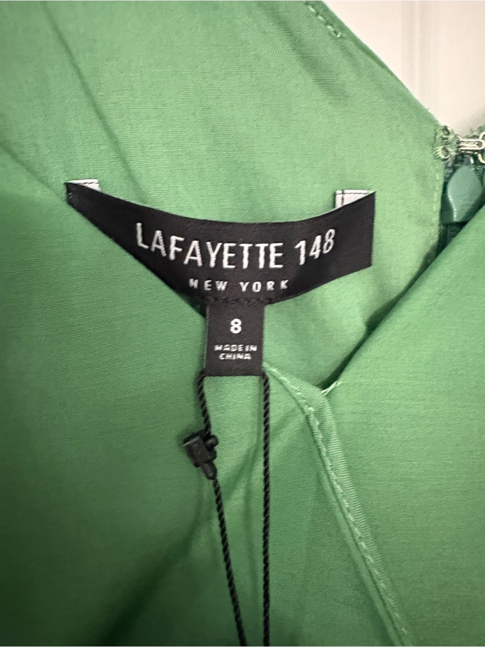 Lafayette 148 New York Green Sleeveless Tiered Pleated Maxi Dress with Belt, NWT - Picture 6 of 11